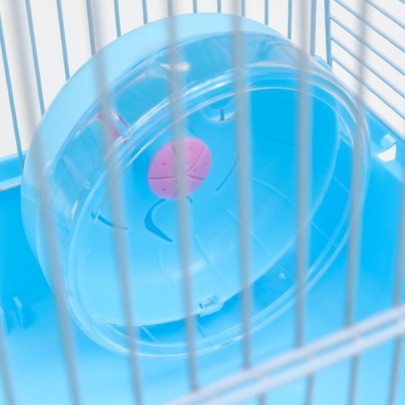 A cage for rodents "Pijon", equipped, 27 x 21 x 26 cm, blue-8