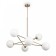Bumble chandelier, 6x35W G9, brass color
