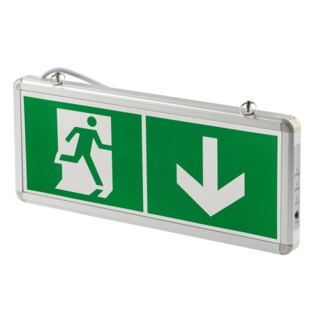 Emergency lamp ERA SSA-101-0-20 without text, SSA-1, 358x145x23 mm, IP20, LED, 3W, 40LM, Silver Color-8