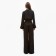 Women's costume (jacket, trousers) minku: Silk pleasure color black, size 46