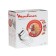Muxer Moulinex HM460110, manual, 500 watts, 5 speeds, 4 nozzles, white