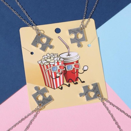 Kulons "Demetrons" Puzzles Square, Color Silver, 45 cm