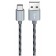 Cable Borofone BX24, Type -C - USB, 3 A, 1 m, nylon braid, gray