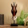 Mask "Zebra" on the stand, Albezia 45 cm