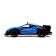 Runner radio controlled machine, smoke effect, 1:16, works on the battery, the color is blue