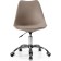 Computer chair Kolin Metal/Ecokuzha/Plastic, Chrome/Beige 49x56x78 cm