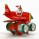 Organizer for bottles "Santa Claus on an airplane"