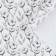 Glossy packaging paper "Black and white cotton", 70 x 100 cm