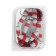 Bait jig flag No. 130, 11 cm, white, red