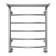 Terminus water heated towel rail "Classic" P6, 500x600 mm, lower connection, chrome