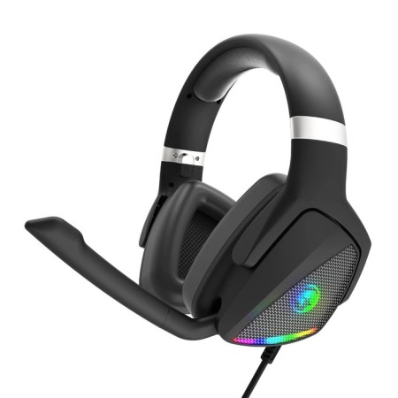 Marvo HG9068 headphones, game, full -size, microphone, USB, 2.1 m, RGB, black-1