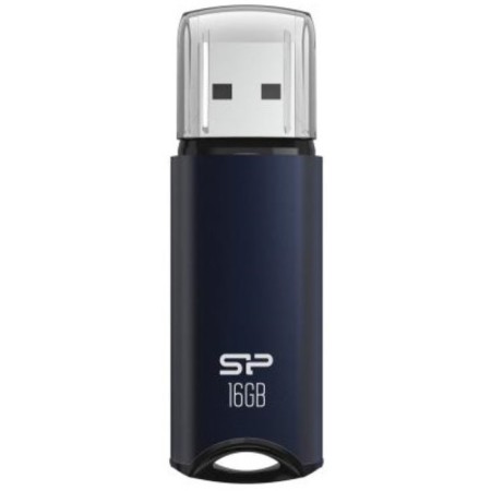 USB flash drive 16 Gb Silicon Power Marvel M02 Blue USB 3.0 / SP016GBUF3M02V1B-1