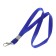 Badge ribbon, Shirin-15 mm, length-80 cm, with a metal carbine, blue