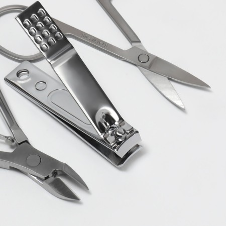 The manicure set “reptile”, 6 objects, in case, brown color/black color-4