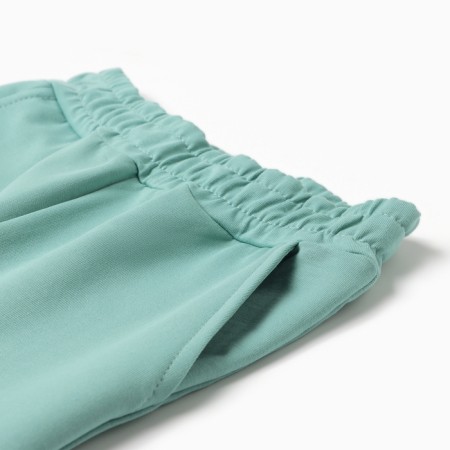 Kit for girls (jumper, trousers), dusty mint color, height 128 cm-6