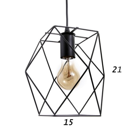 Lamp Bayerlux 69964/1 E27 40W Black 20.5x21.5x21.5-122 cm-4