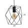 Lamp Bayerlux 69964/1 E27 40W Black 20.5x21.5x21.5-122 cm