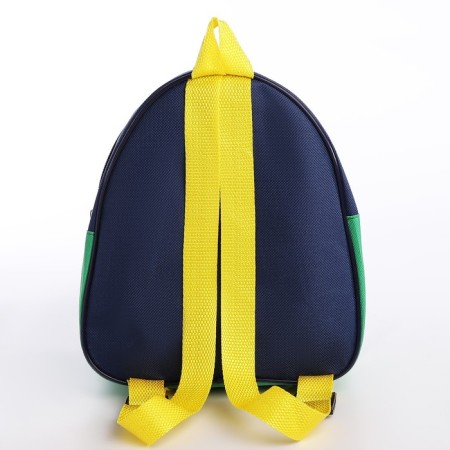 Baby backpack for a boy Freedom, 23x20.5 cm, lightning department, blue color-4