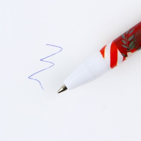 Pen Plastic with a cap “Believe in miracles”, blue paste, ball 0.5 mm-3