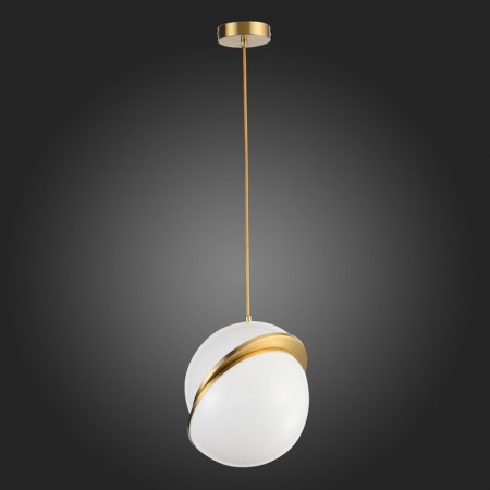 Suspension lamp ST LUCE. SL1164.313.01. Laico. 1x60 W, E27, 25x25x30 cm, brass color-5