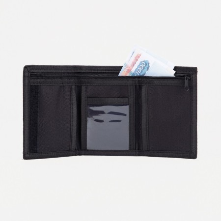 Velcro wallet, khaki color-3