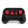 Fin-controlled car, radio-controlled, works on the battery, light effects, smoke effect, green color