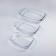 A set of baking dishes "Flora", 3 pcs, glass, Iran