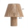 Sarah table lamp 1x7W E27 Beige 30x30x35cm
