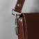 Handle for a bag, with carbines, 60 ± 1 × 2 cm, brown color