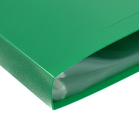 Folder with 60 A4, 500 microns, calligrata, texture "sand", green-4