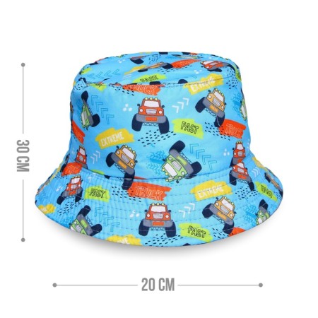 Panama Panama for the boy "Machines", Blue color, rr 52-54-1
