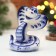 Souvenir "Snake Sonya", Gzhel, 9.5 cm