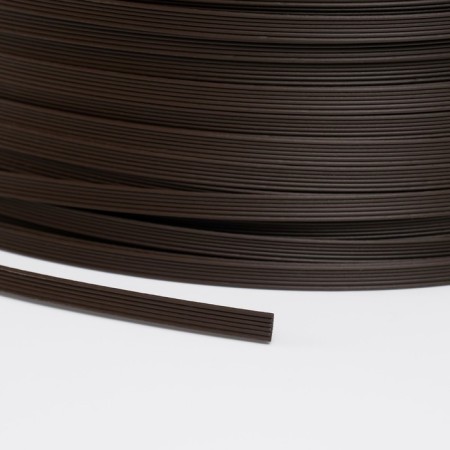 Artificial rattan 6 mm 500 m wave (wenge)-3