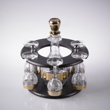 Mini-bar 7 objects ring, engraving 500/50 ml-6