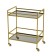 Serving table "Paint", 680 × 430 × 820 mm, color gold