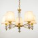 Chandelier 1091/5GD 40W E27 gold 60x60x38-78 cm Bayerlux