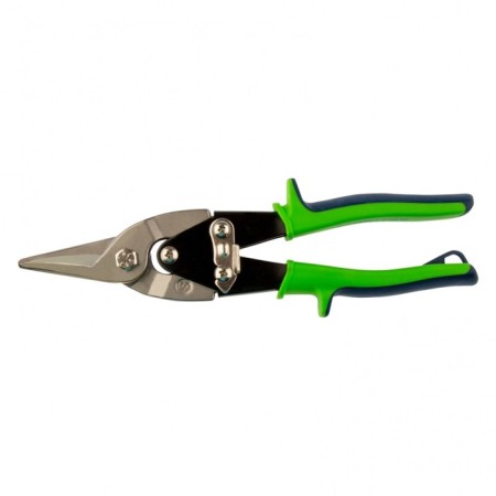 Scissors for Metal Sibrtech 78336, straight cut, steel C55, 2K handle, up to 0.8 mm, 250 mm-2