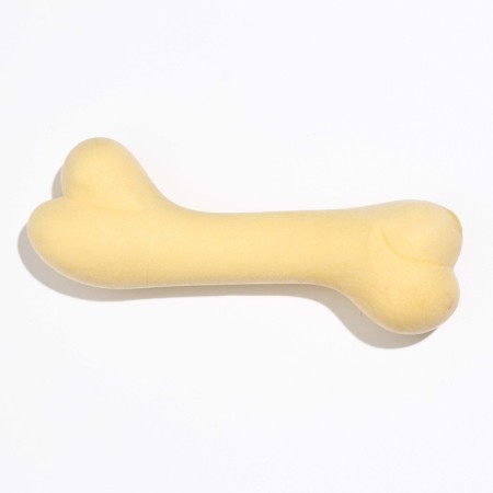 The toy floating "bone-wave" Pizhon Premium, foamed TPR, 12.5 x 4 cm, yellow-1