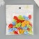 Buttons plastic for creativity 2 punctures "Color Bunnies" set 60 pcs 1.3x1.7 cm