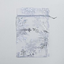 Bag gift organza “Happy New Year!”, 16 x 24 cm +/- 1.5 cm, New Year