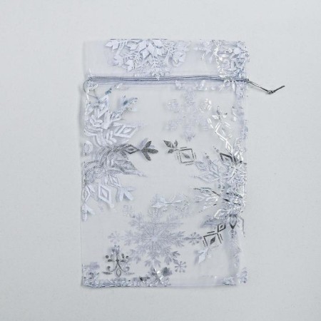 Bag gift organza “Happy New Year!”, 16 x 24 cm +/- 1.5 cm, New Year