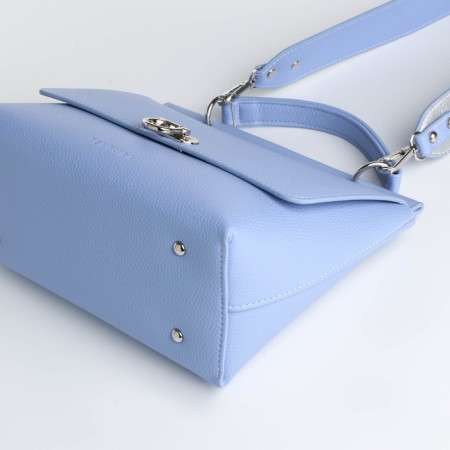 Women's bag Textura, messenger, average size, blue color-4