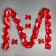 Set on the car "Guest" elite tape with an angle on the hood, 4 bows on pens, red