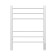 Terminus heated towel rail "Sicily" P6, 450x600 mm, dimmer, white matte