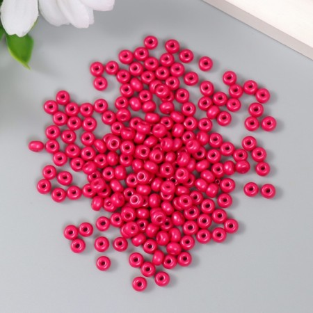 Glass beads 6/0 "Burgundy" 15 grams-1