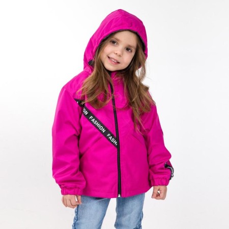 Vetrovka nursery, raspberry color, height 110-116 cm