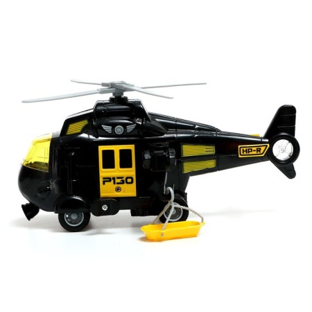 Inertial “Auto” truck, 1:16, with a helicopter, light and sound-7