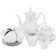 Coffee service 6/9 BERNADOTTE, Decor "Decol, Platinum layering", 15 items