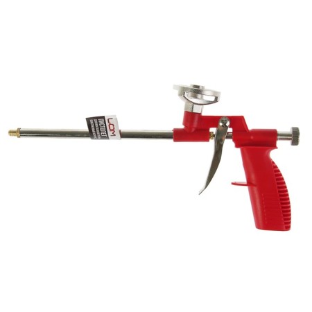 Pistol for mounting foam scrap, plastic case-1