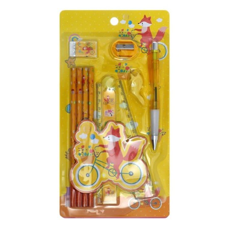 Cleaning Set, 4 CGR pencils, sharpener, eraser, ruler, handle, nozzle mix-5